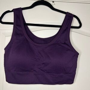 Torrid Purple Cotton Ribbed bralette